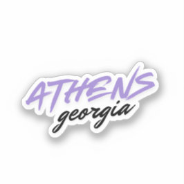 Athen Georgien Aufkleber