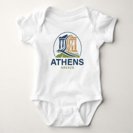 Athen Griechenland Akropolis Parthenon Baby Strampler