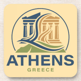 Athen Griechenland Akropolis Parthenon Getränkeuntersetzer