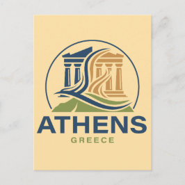 Athen Griechenland Akropolis Parthenon Postkarte