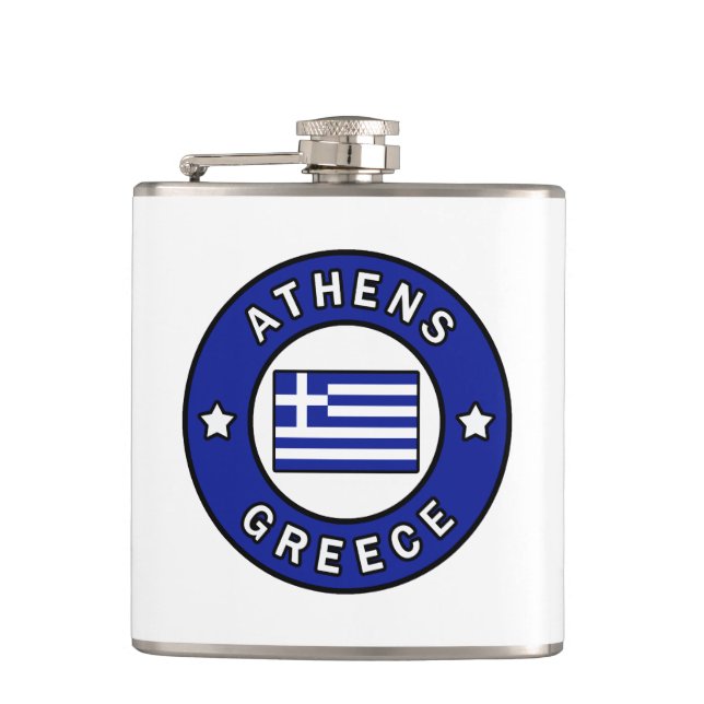 Athen Griechenland Flachmann (Vorderseite)