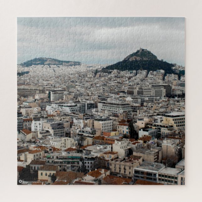 Athen - Griechenland, Landschaft Puzzle (Vertikal)