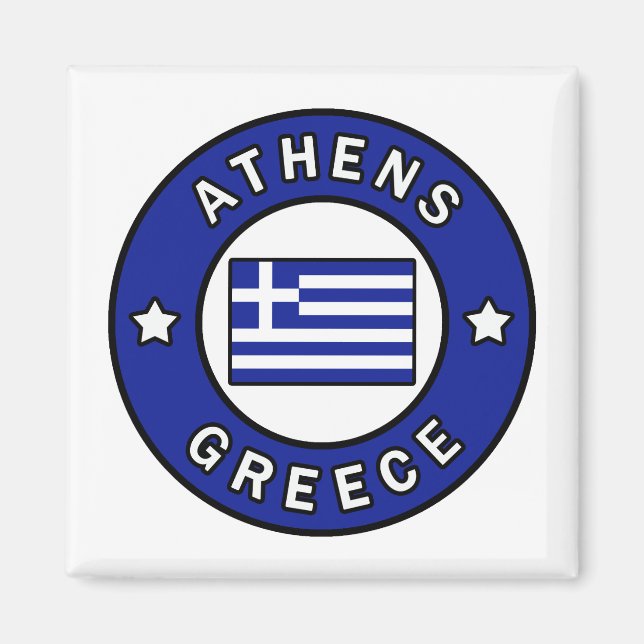 Athen Griechenland Magnet (Vorne)