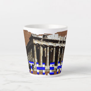 Athen Griechenland Parthenon Latte Tasse