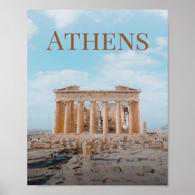 Athen Griechenland Poster (Vorne)