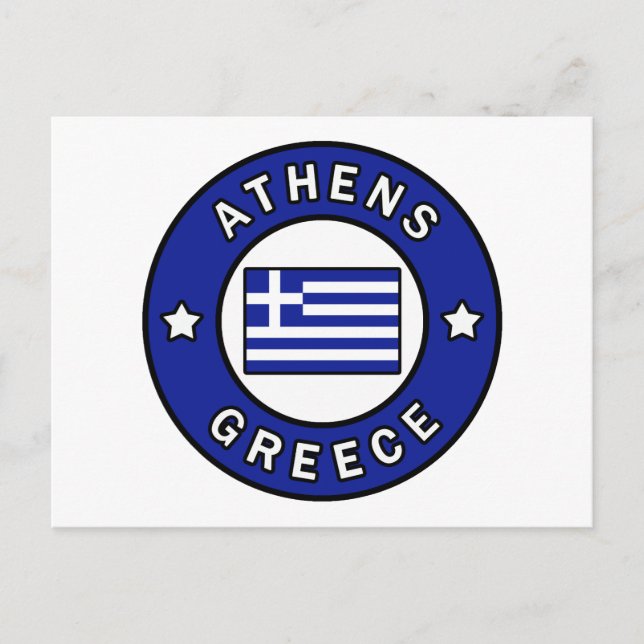 Athen Griechenland Postkarte (Vorderseite)