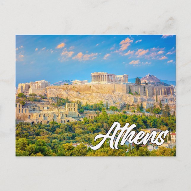 Athen, Griechenland Postkarte (Vorderseite)