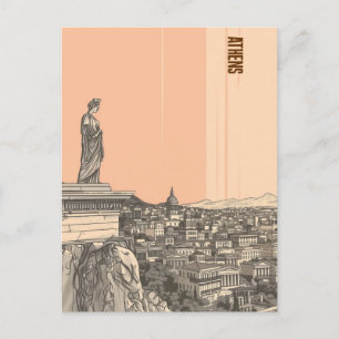 Athen Griechenland Reise Postkarte