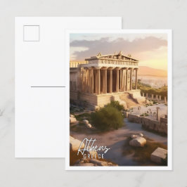 Athen Griechenland Sehenswürdigkeit Akropolis Postkarte