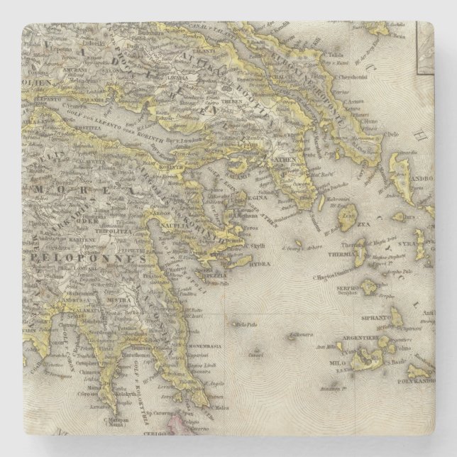 Athen, Griechenland Steinuntersetzer (Vorderseite)