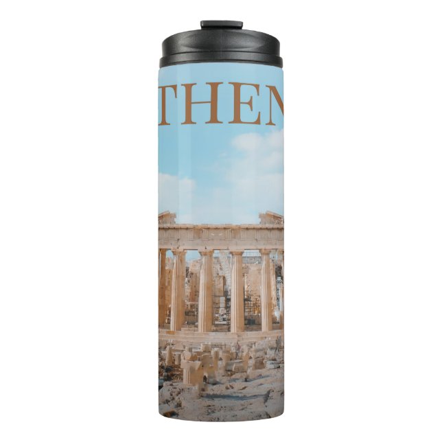 Athen Griechenland Thermosbecher (Vorderseite)