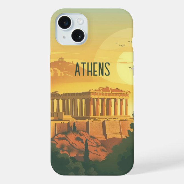 Athen iPhone Hülle (Rückseite)