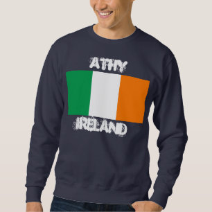 Athen, Irland mit irischer Flagge Sweatshirt