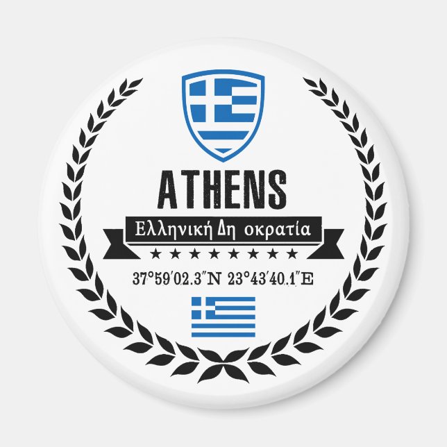 Athen Magnet (Vorne)