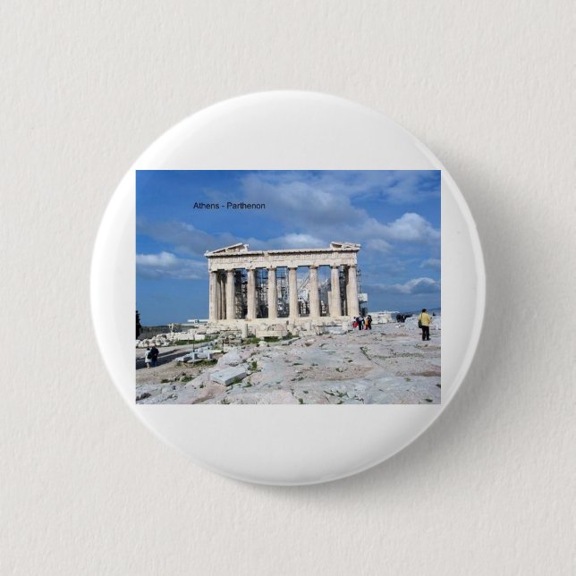Athen-Parthenon Button (Vorderseite)