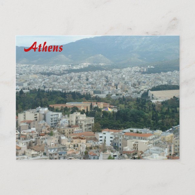 Athen Postkarte (Vorderseite)