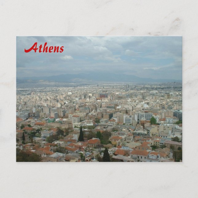 Athen Postkarte (Vorderseite)