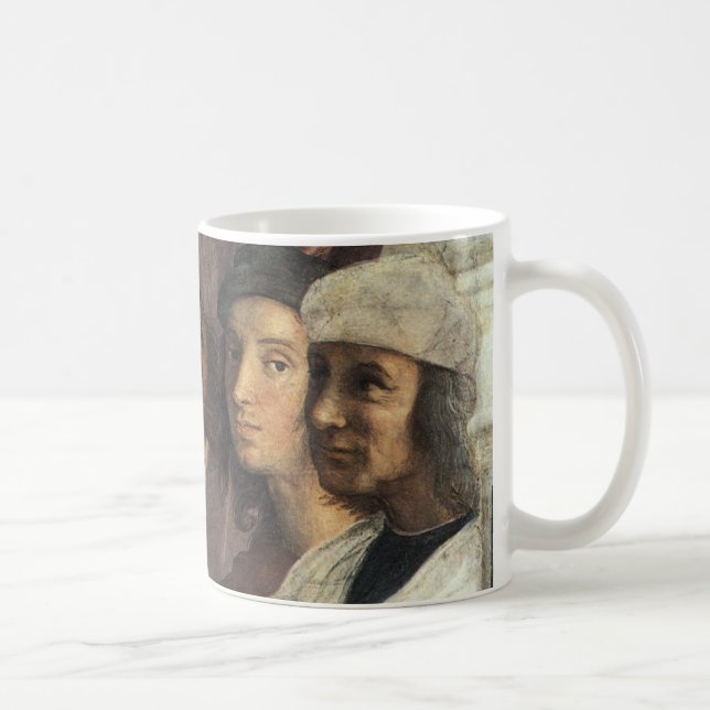 Athen-Schule von Raphael, Vintage Renaissance Kaffeetasse (Rechts)