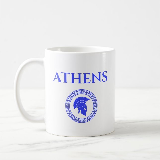 Athen Spartaner Kaffeetasse (Links)