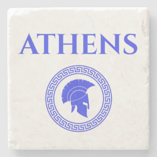 Athen Spartaner Steinuntersetzer