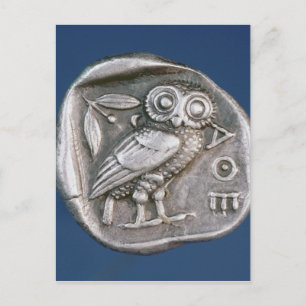 Athen-Tetradrachma Postkarte