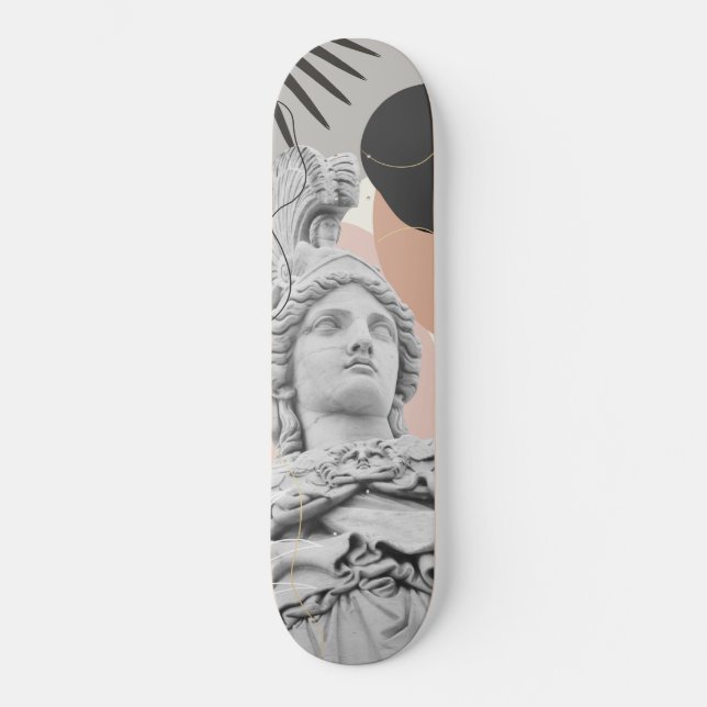 Athena Fan Palm Finesse #1 #wall #art Skateboard (Vorderseite)