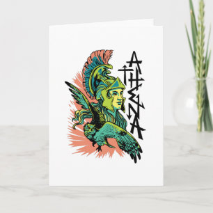 Athena Goddess Mythical Greece Karte