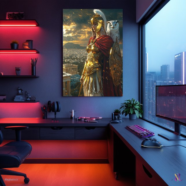 Athena, Göttin der Weisheit und des Krieges - Wäch Poster (Von Creator hochgeladen)