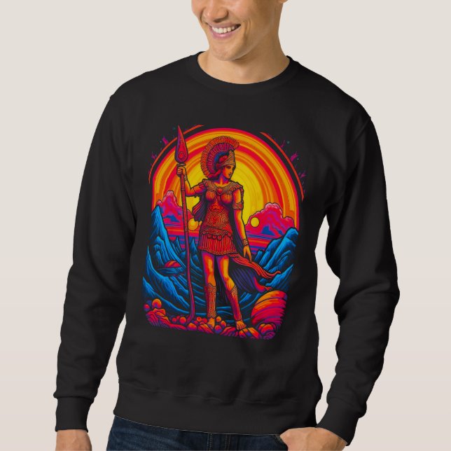 Athena Greek Mythology Goddess Sweatshirt (Vorderseite)