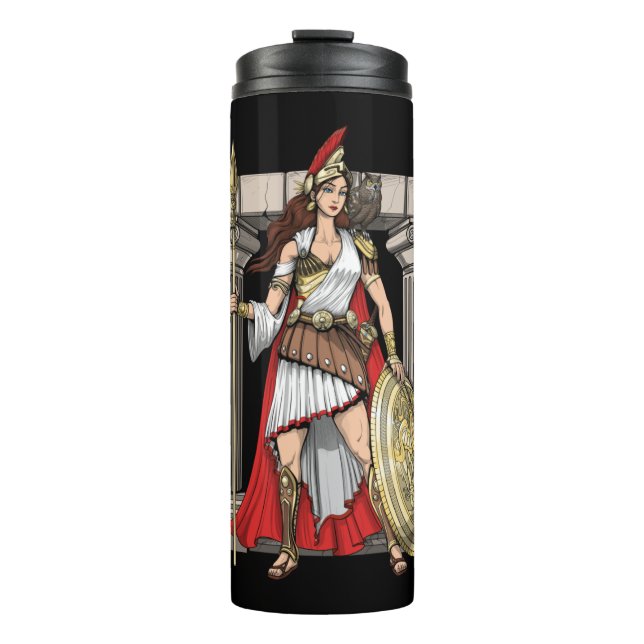 Athena Griechische Göttin Thermosbecher (Vorderseite)