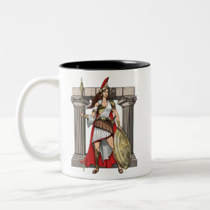 Athena Griechische Göttin Zweifarbige Tasse