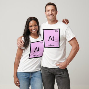 Athena Name Chemie Element Periodensystem T-Shirt