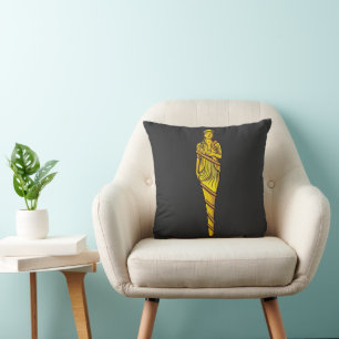 Athena Odyssey Pop Art Mythologie Göttin Schlange Kissen