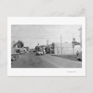 Athena, Oregon Main Street View Foto Postkarte