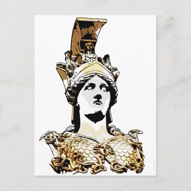 ATHENA PALLAS POSTKARTE (Vorderseite)