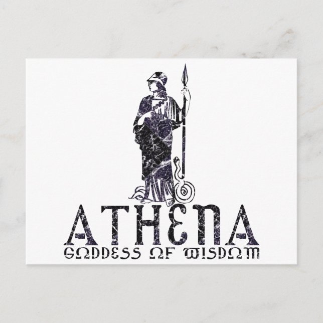 Athena Postkarte (Vorderseite)