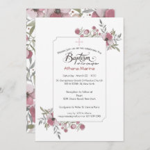 Athena Taufe Einladung