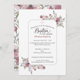 Athena Taufe Einladung