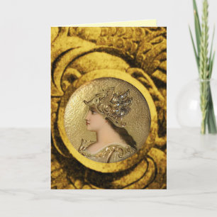 ATHENA UND KAMPF GRIFFINEN KARTE