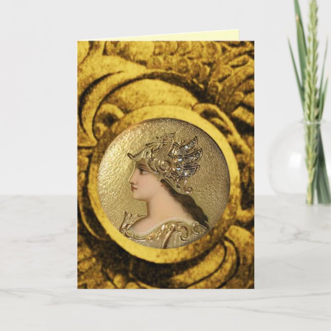 ATHENA UND KAMPF GRIFFINEN KARTE (Vorderseite)