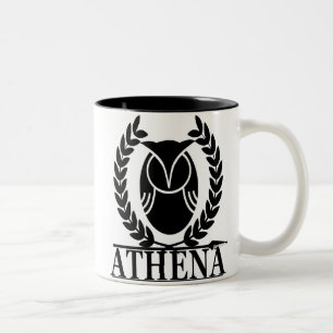 Athene - Göttin von Klugheit Zweifarbige Tasse