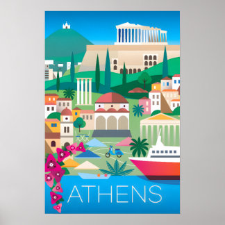 Athenen-Druck Poster