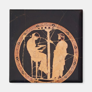 Athener Rot-Figur-Kylix mit Aegeus Magnet