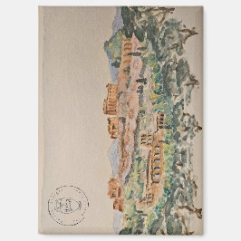 Athenische Akropolis Magnet