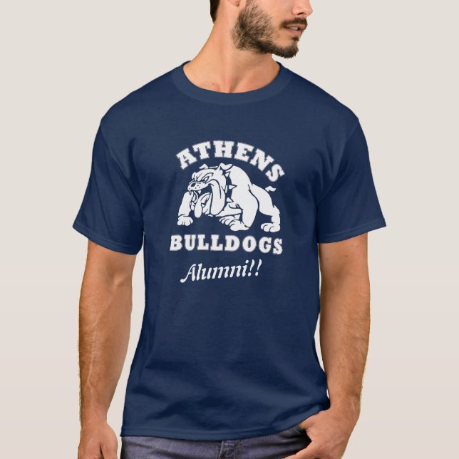 Athens Bulldogs Alumni man's t Shirt (Vorderseite)