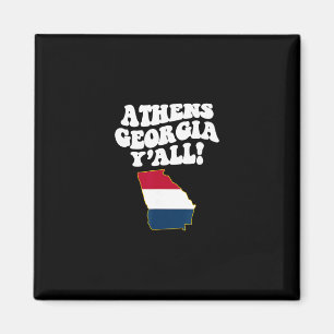 Athens Georgia Y'all Ga Southern Urlaub Magnet