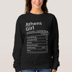 Athens Girl Al Alabama Funny City Zuhause Roots Us Sweatshirt