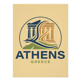 Athens Greece Acropolis Parthenon Poster