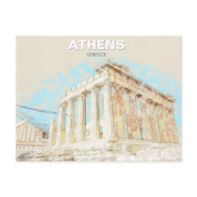 Athens Greece – Ancient City Travel Souvenir 