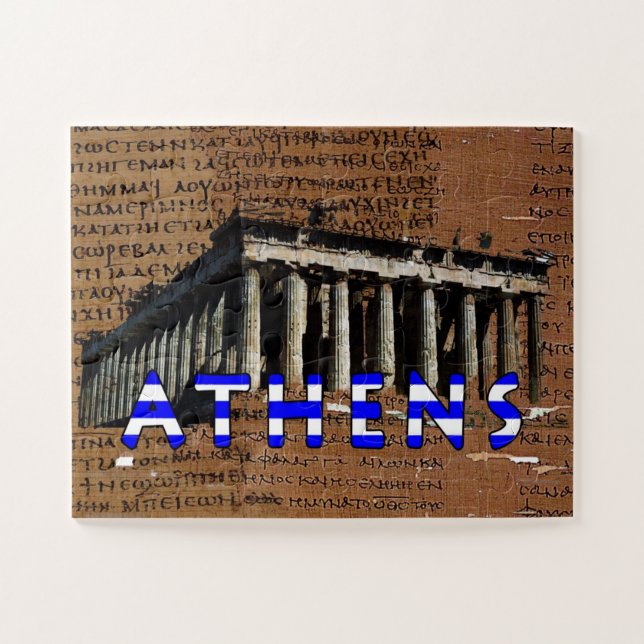 Athens Greece Puzzle (Horizontal)